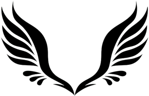 Aesthetic Clipart Angel's Wing - Clip Art Wings Transparent Background (640x480), Png Download