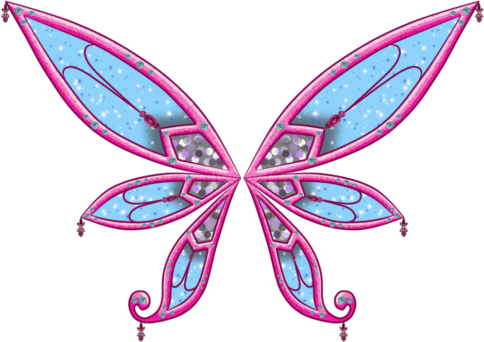 34 Heart With Angel Wings Drawings Free Cliparts That - Winx Club Mirta Enchantix Wings (1024x732), Png Download