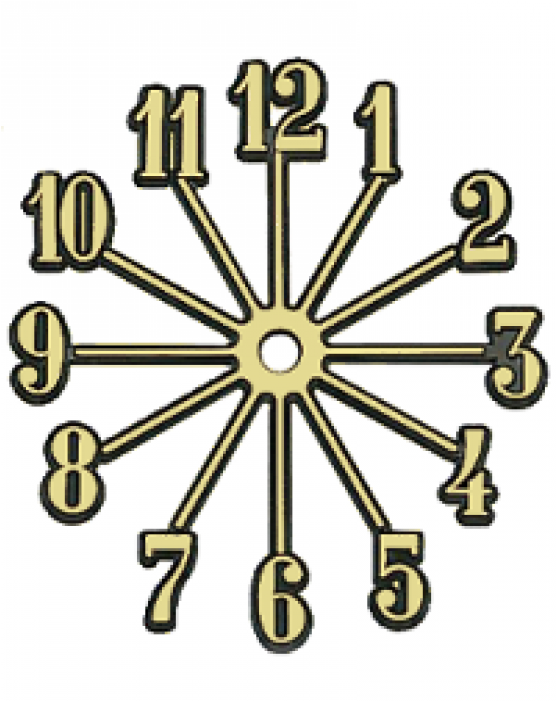 Clnffa 12 Numbers-700x700 - Circle (700x700), Png Download