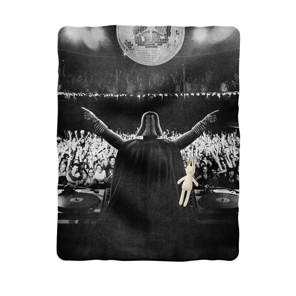 "party Vader Sublimation Baby Blanket\ - Monochrome (1024x1024), Png Download