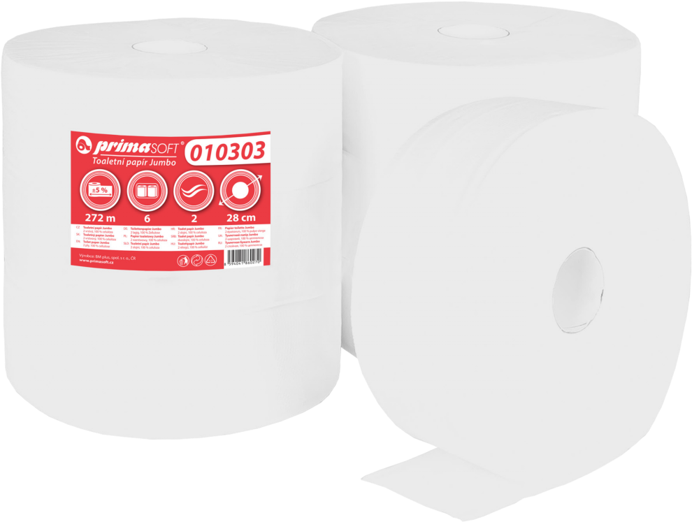 Toilet Paper Primasoft 280, Exclusive - Toaletní Papír Jumbo 280 (1024x774), Png Download
