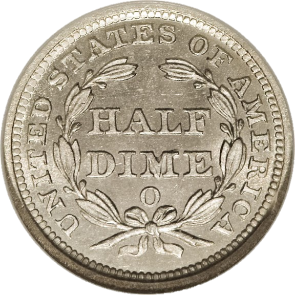 Variety Iiia Seated Half Dime - Modern Coins Seated Goddess On Them (576x576), Png Download
