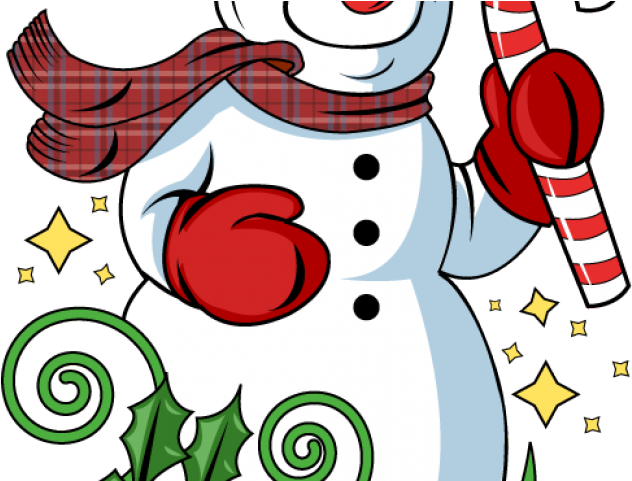 Frosty The Snowman Clipart - Merry Christmas Snowman Clip Art (640x480), Png Download