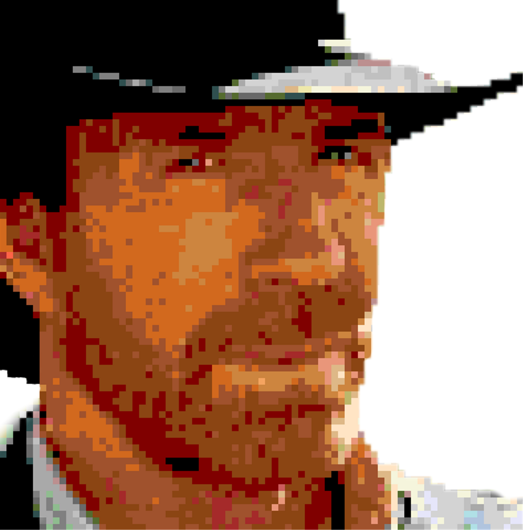 1 Ttkocistickers 8bit Pixel Chucknorris Chuck - Paul Rodgers Chuck Norris (1024x1037), Png Download