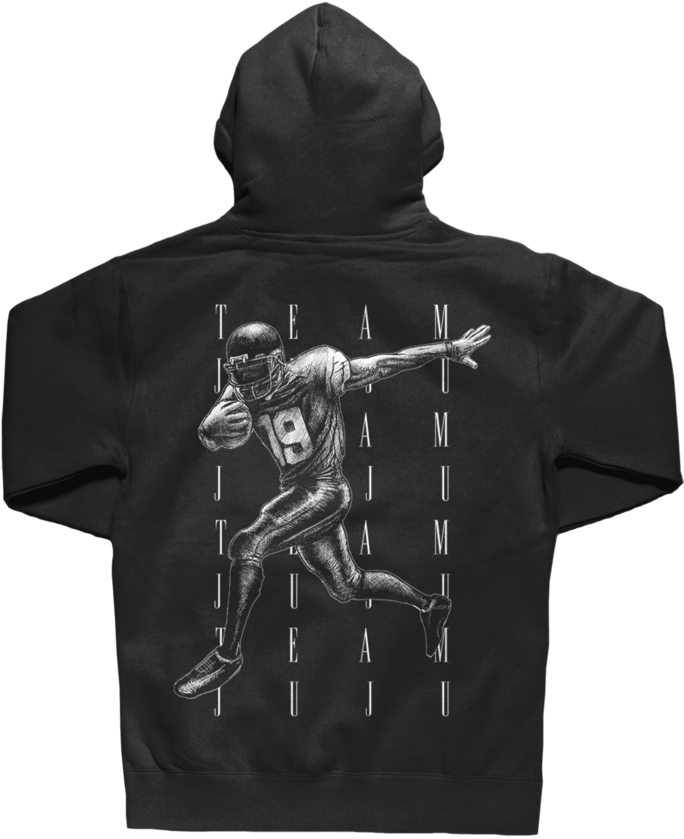 Juju Blitz Black Hoodie - Hoodie (1024x1024), Png Download