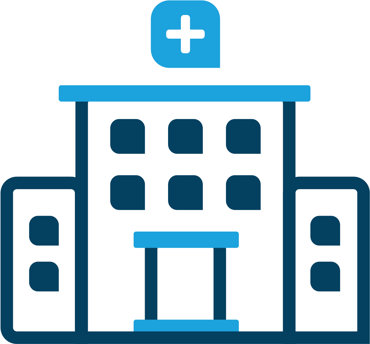 Icons 340b Hospital (1350x1351), Png Download