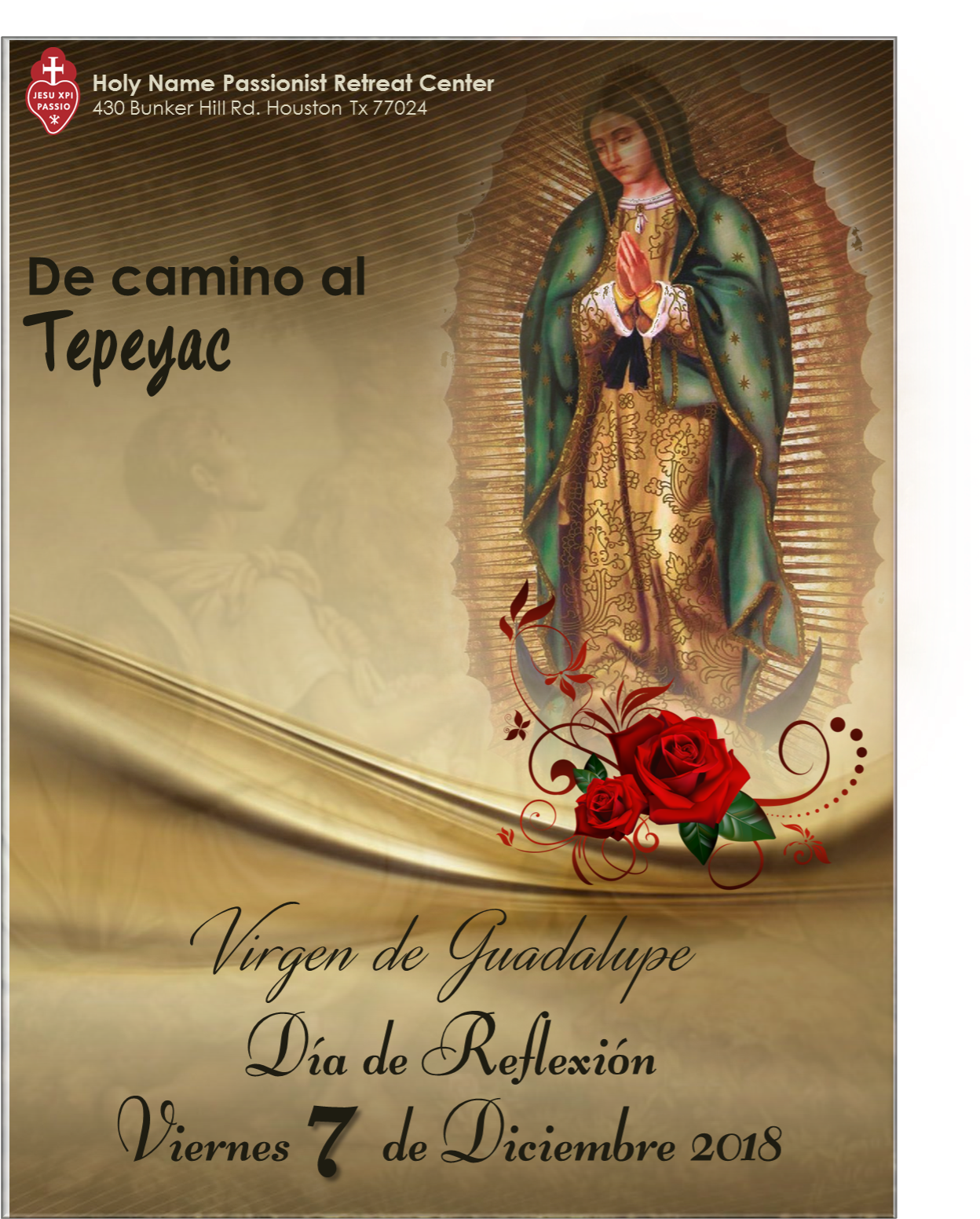 Dr Nuestra Señora De Guadalupe “camino Al Tepeyac” - Poster (2016x1656), Png Download