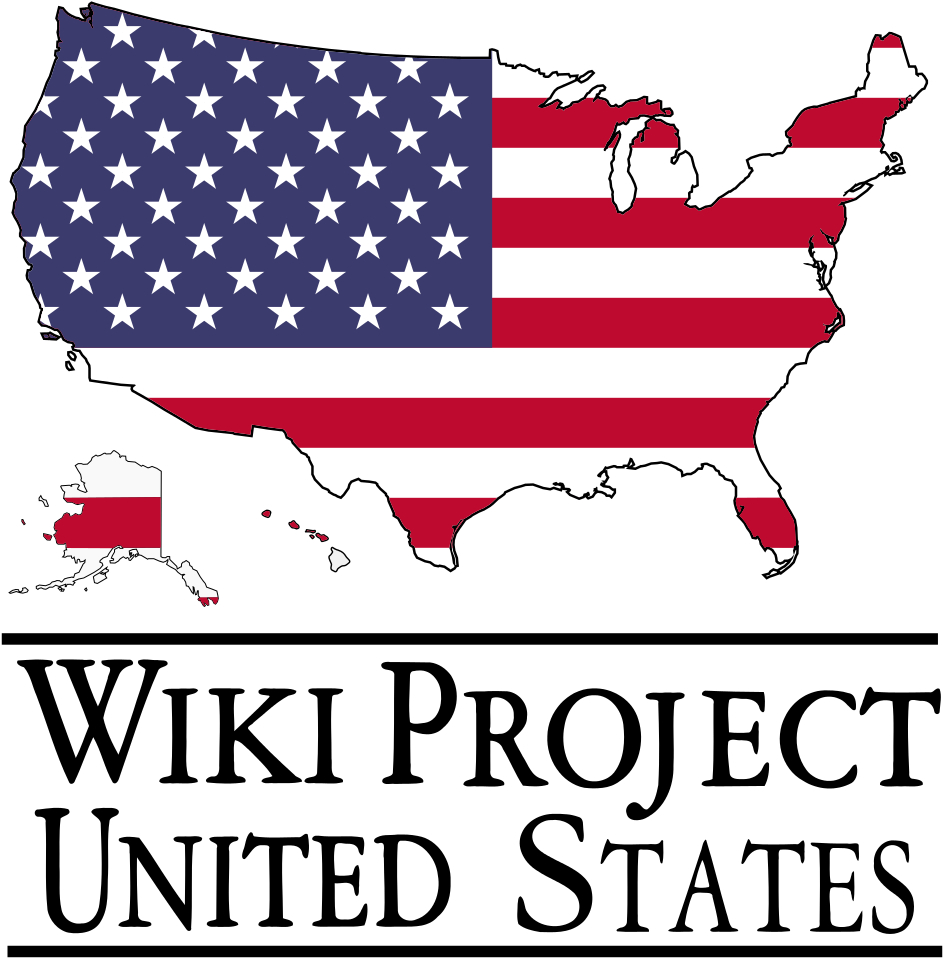 Wikiproject United States Logosvg - Red White And Blue Map Of Usa (966x993), Png Download