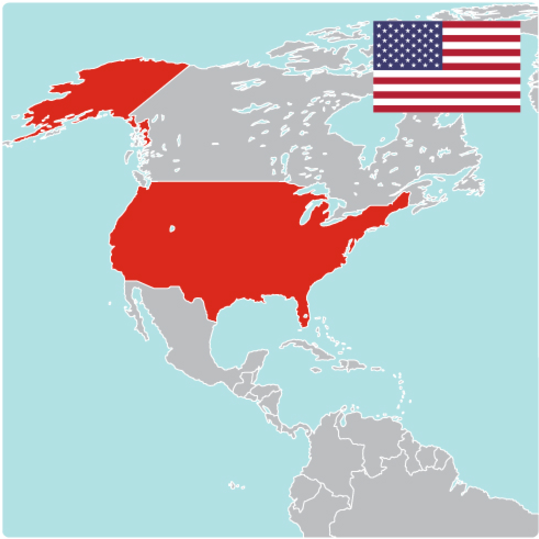 Save The Children Map Of The United States Of America - Us Military Bases Around The World (768x538), Png Download