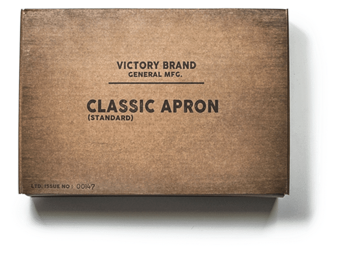 Classic Apron Packaging By Victory Barber & Brand For - Box (800x577), Png Download