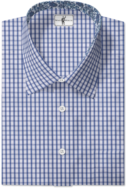 Blue Square - Plaid (1024x1024), Png Download