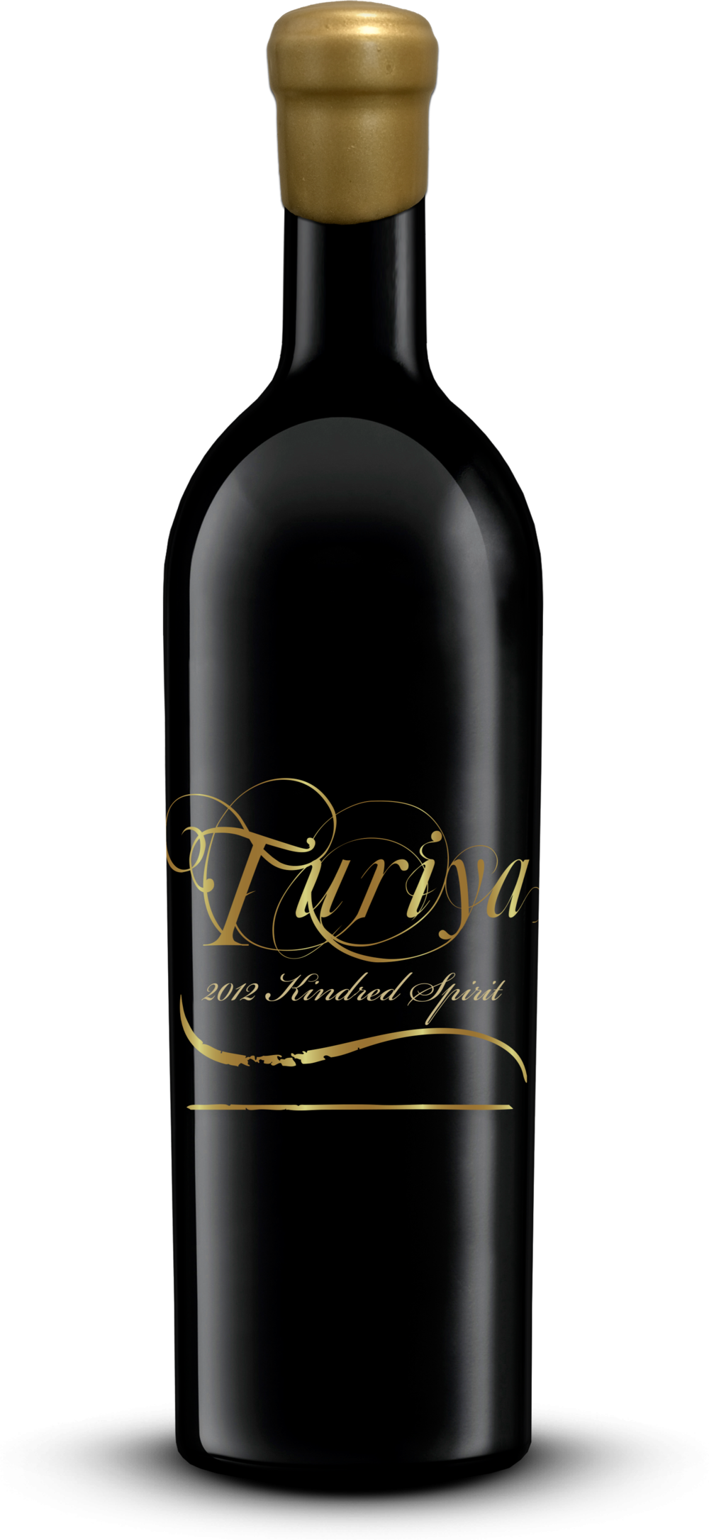 2012 Kindred Spirit - Turiya Wines (1000x2172), Png Download