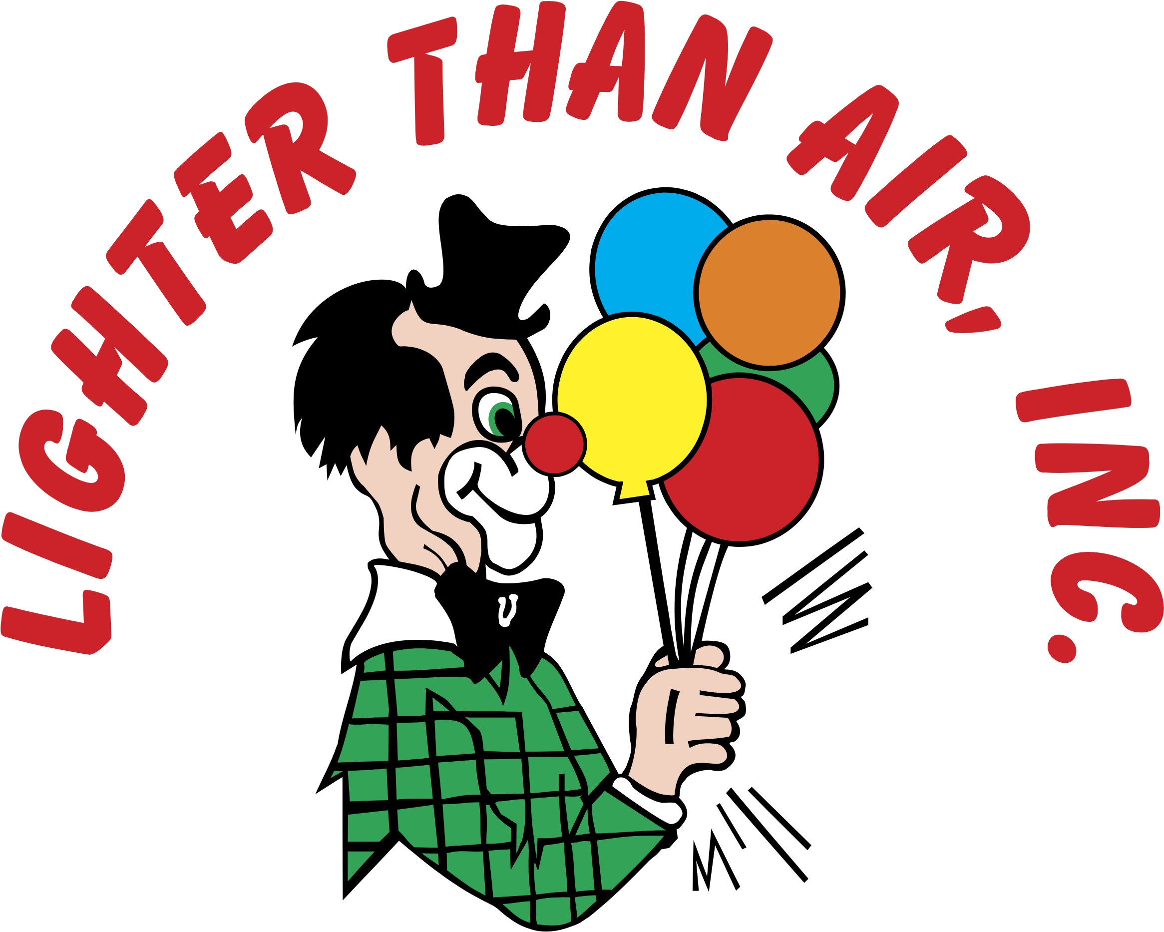 Lighter Than Air Logo Png Transparent - Cartoon (2400x2400), Png Download