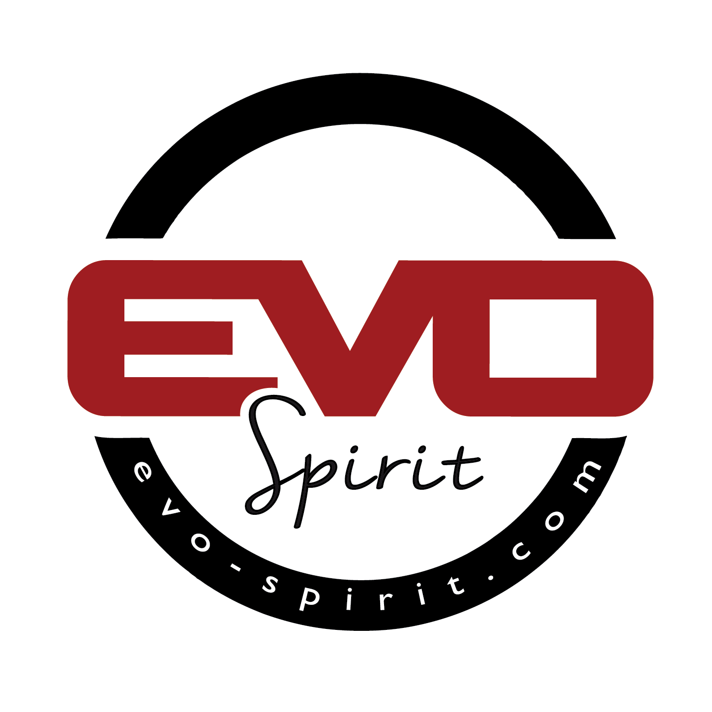 Download HD Cropped Evo Spirit Rond Rougeblanc - Electric Skateboard Evo  800 Logo Transparent PNG Image - NicePNG.com, image size:1448x1448