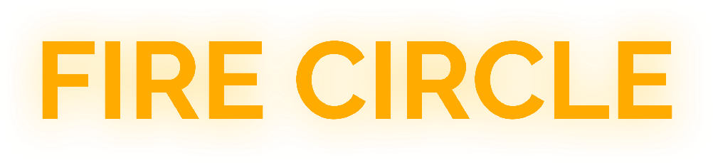Fire Circle Text Png ➤ Download - Orange (1024x517), Png Download