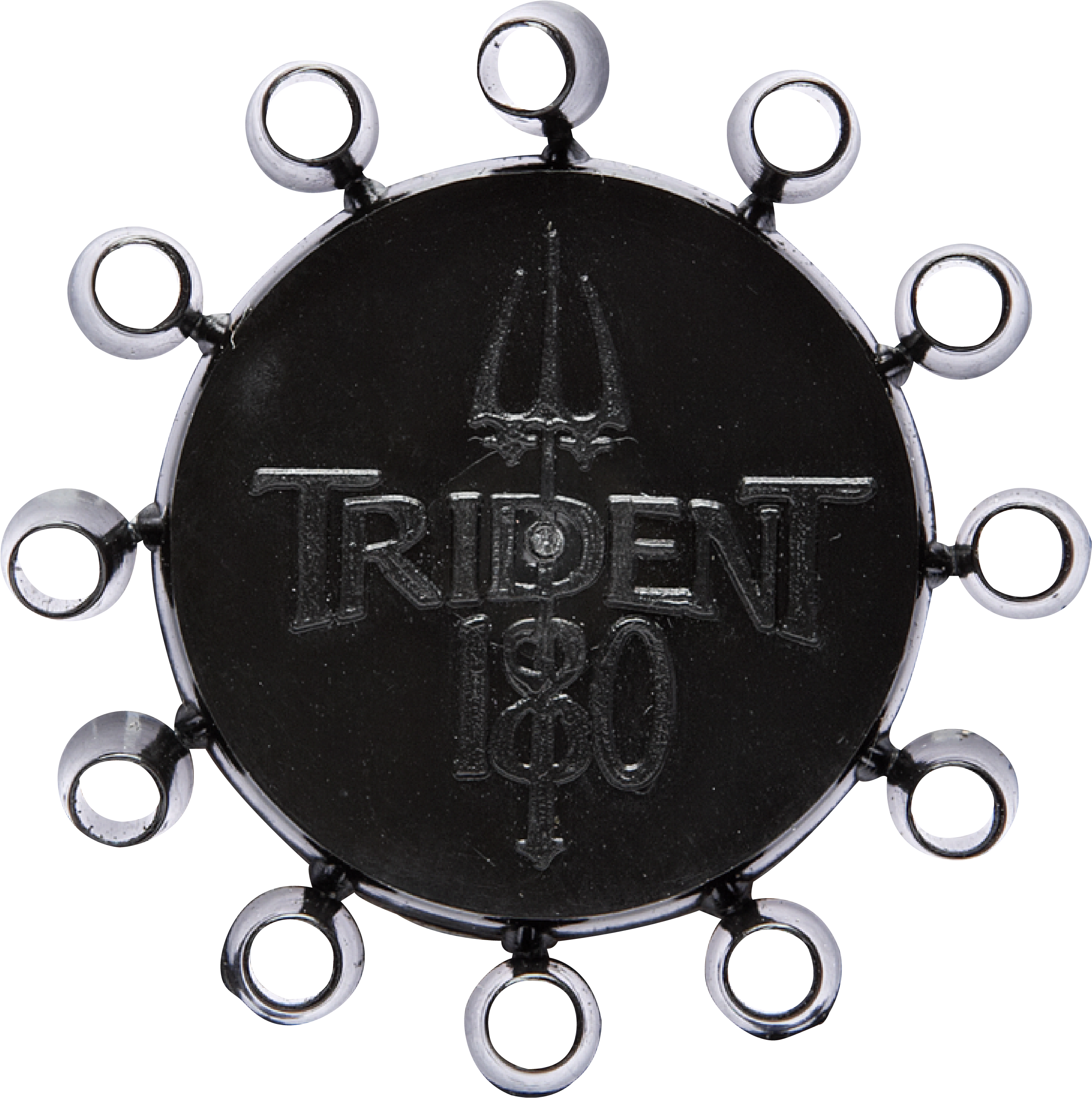 Black - Winmau Dart Accessories Trident 180 (4444x4444), Png Download