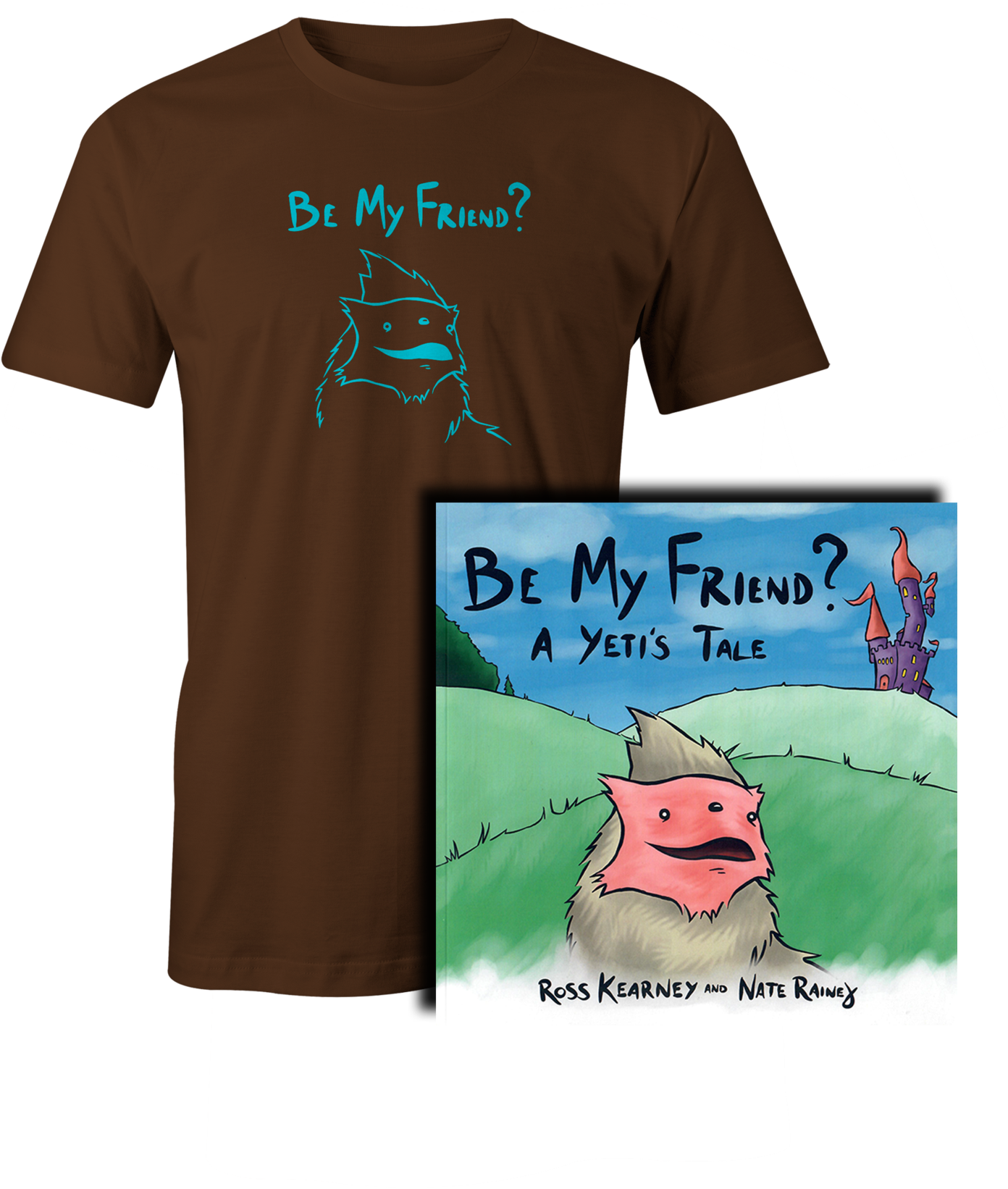 A Yeti's Tale Book/shirt Combo Pack Fun Box Monster - Illustration (1400x1655), Png Download