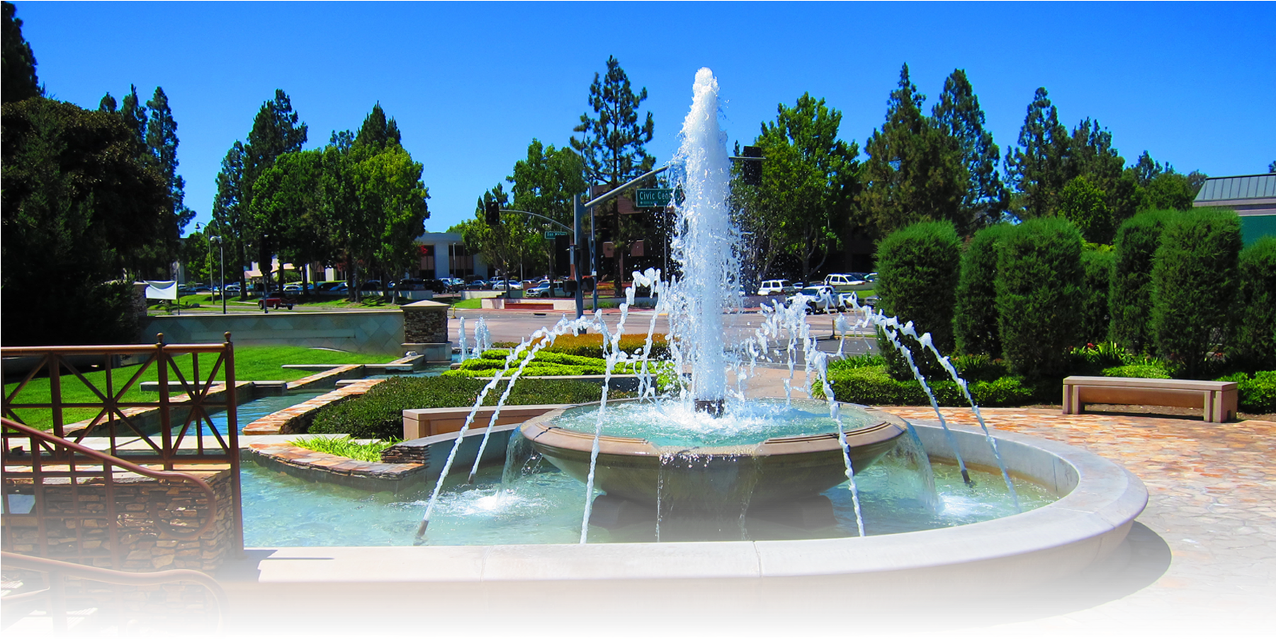 Fountain Valley (1800x957), Png Download