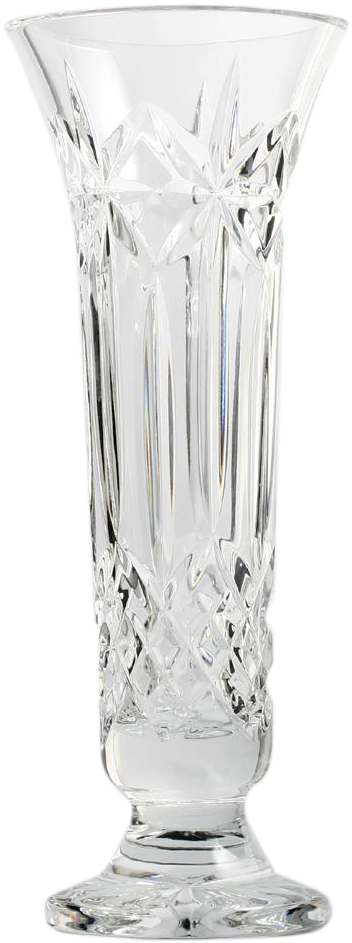 Waterford Balmoral Cut Crystal Vase Stars Panel Cross - Vase (942x942), Png Download