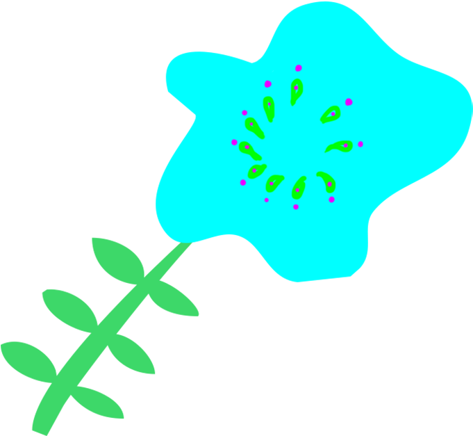 Beautiful Flower Drawing For Scrapbooking (703x650), Png Download