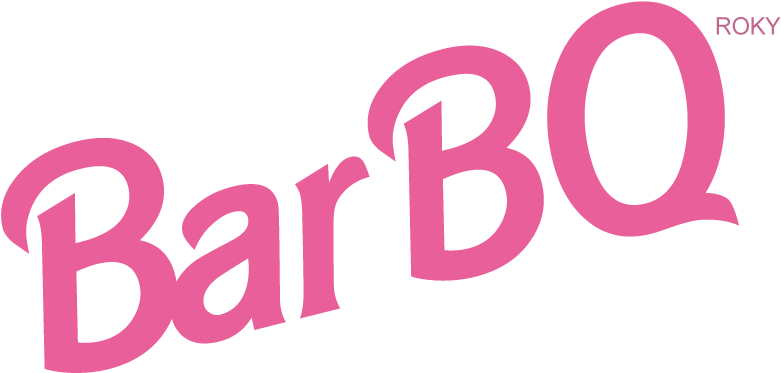 Barbq And Barbie Png Logo - Barbie Logo Parody (890x452), Png Download