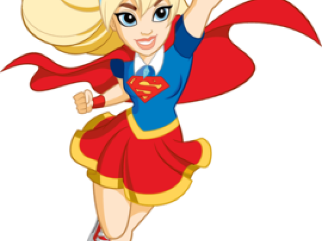 Supergirl Png Transparent Images - Super Girl Dc Superhero Girls (640x480), Png Download