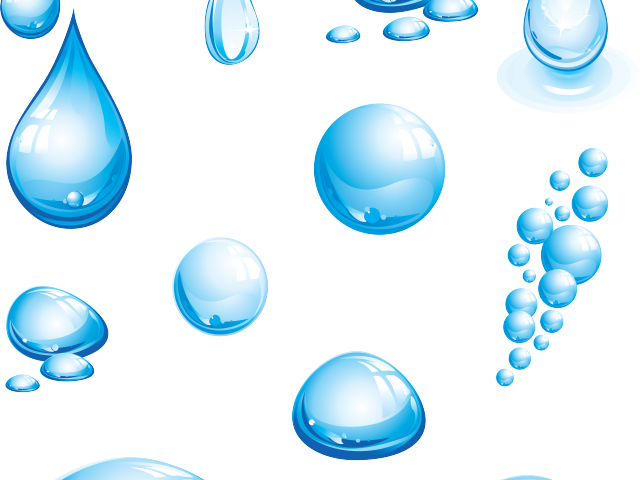Water Blister Clipart Png Format - Water Drops Images Png (640x480), Png Download