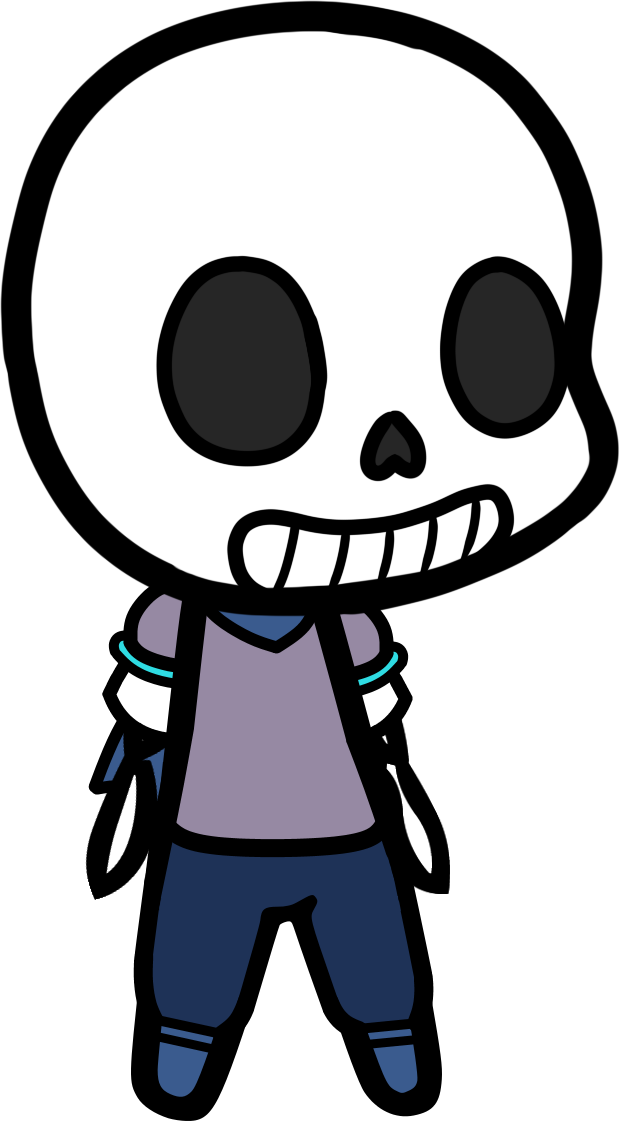 Underswap Sans Outfit By Rumiflan - Walfas Png (620x1121), Png Download