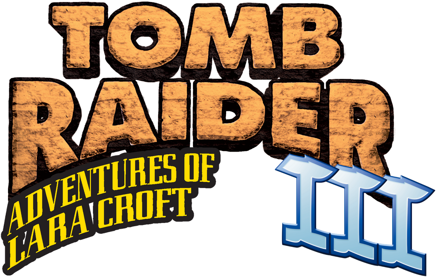 Tomb Raider Iii - Tomb Raider Iii Adventures Of Lara Croft Logo (1600x1053), Png Download