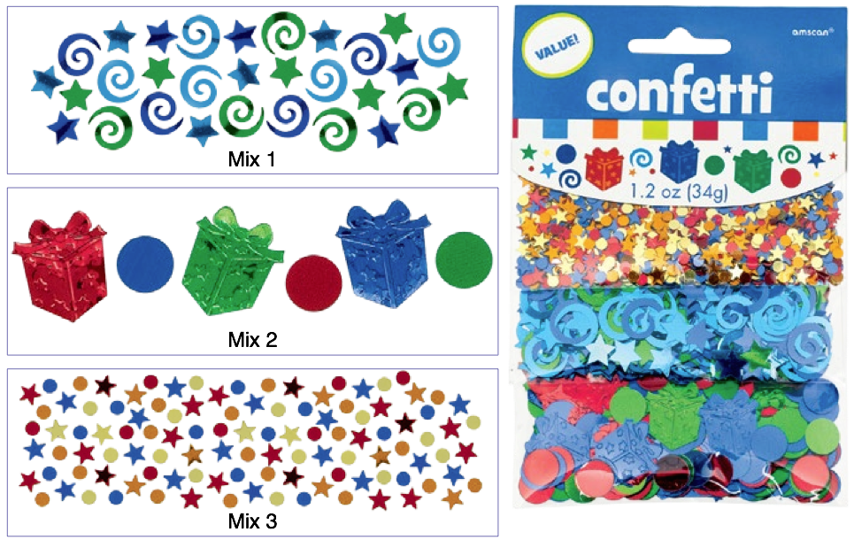 Happy Birthday Boy Value Confetti - Circle (964x964), Png Download