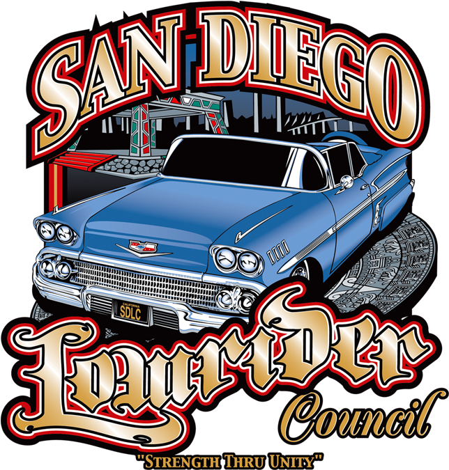 San Diego Lowrider Council - Lowriders In San Diego (729x722), Png Download