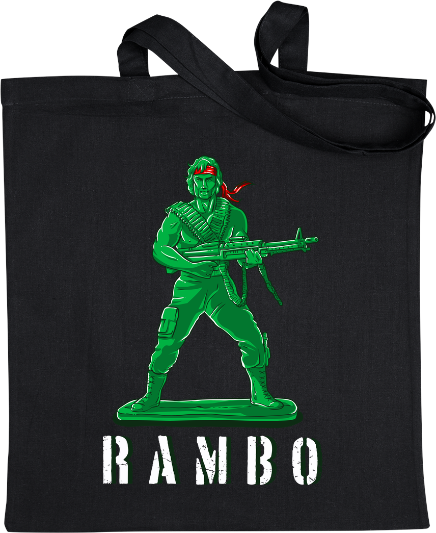 Rustenico Plastic Rambo Sonstiges Bag Black (1044x1044), Png Download
