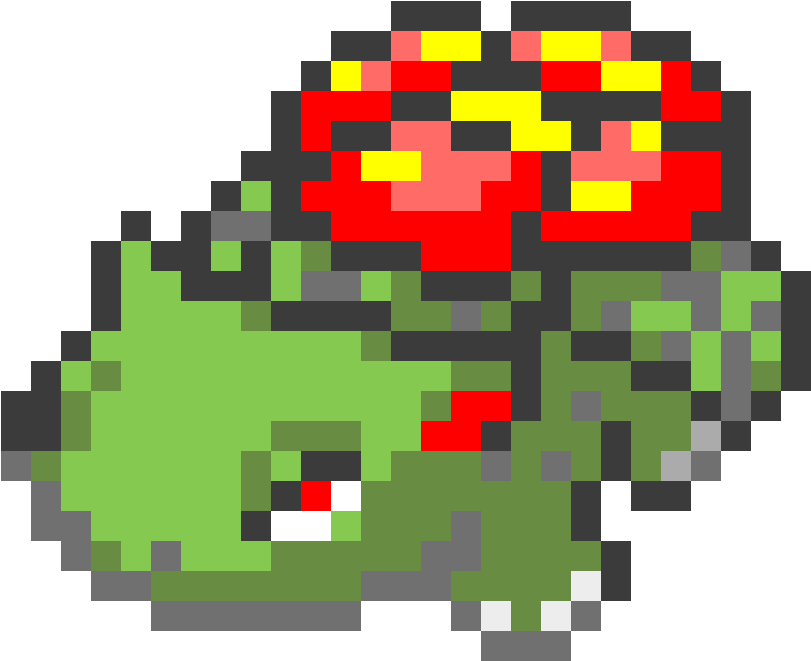 Venusaur - Pixel Art Pokemon Ivysaur (910x800), Png Download