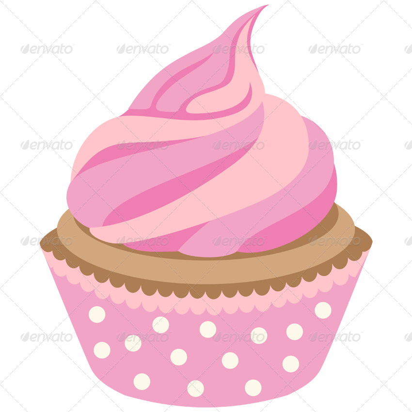 Cupcakes Images/01 Cupcake - Buttercream (850x850), Png Download