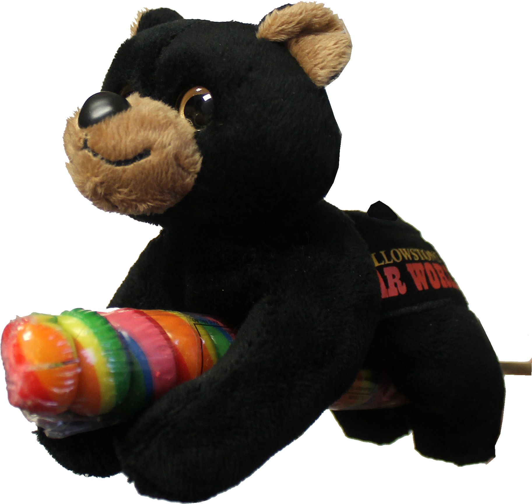 Lollyplush Black Bear - Teddy Bear (1845x1845), Png Download
