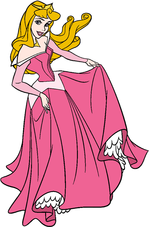 Sleeping Beauty Clip Art - Sleeping Beauty Aurora Clipart (482x734), Png Download