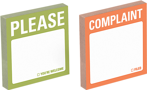 Knock Knock Mini Sticky Notes - Cooplantio (800x547), Png Download