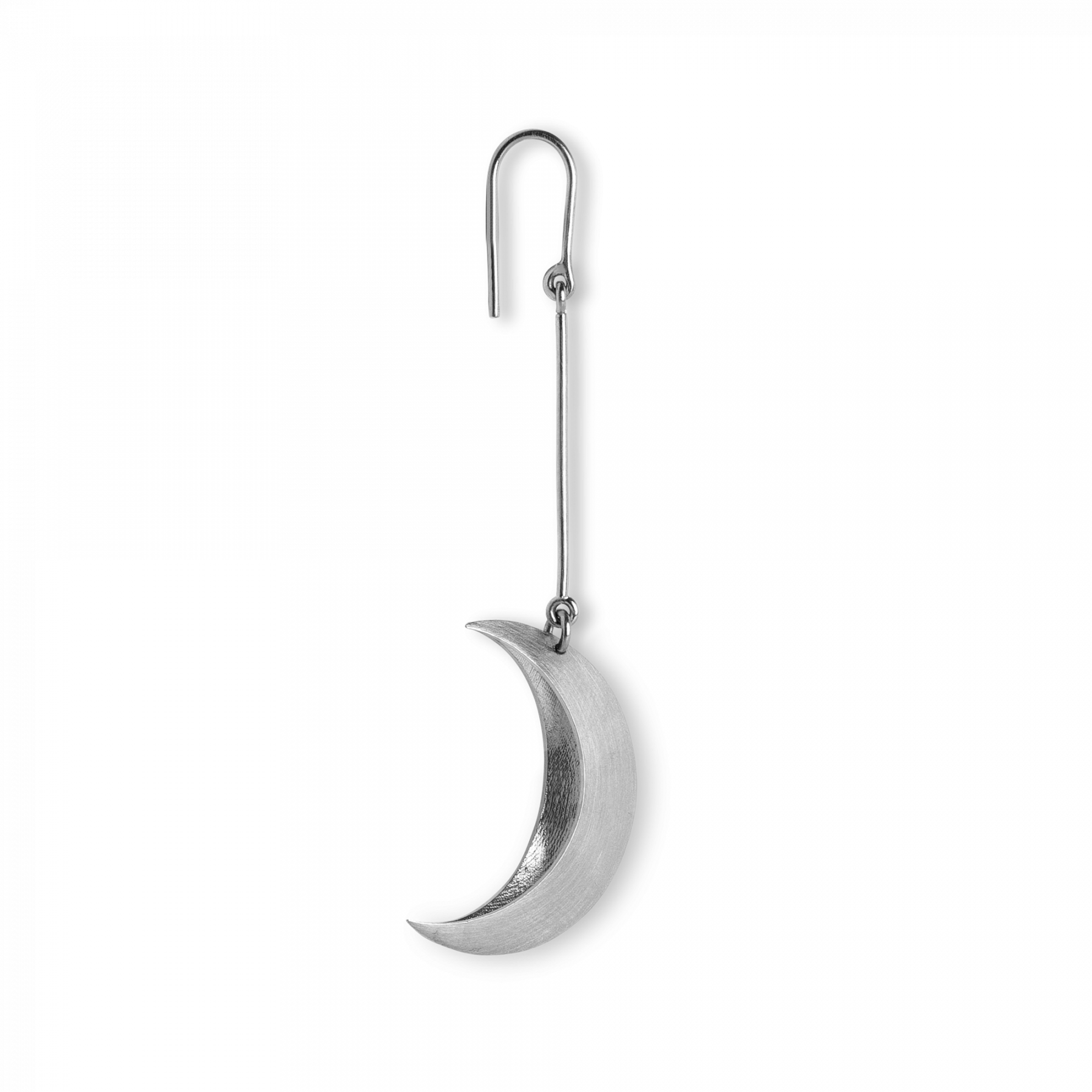 Half Moon Earring - Body Jewelry (1800x1800), Png Download
