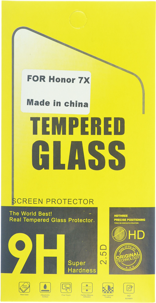 Huawei Honor 7x Tempered Glass Screen Protector - Tempered Glass For Iphone (1200x1200), Png Download