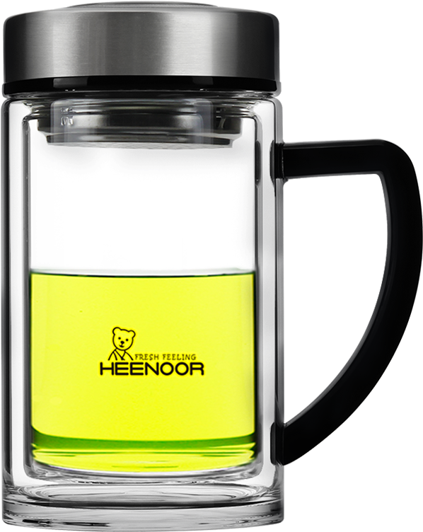 Hino Heenoor Hino Double Glass Heat Resistant Anti - Cup (800x800), Png Download