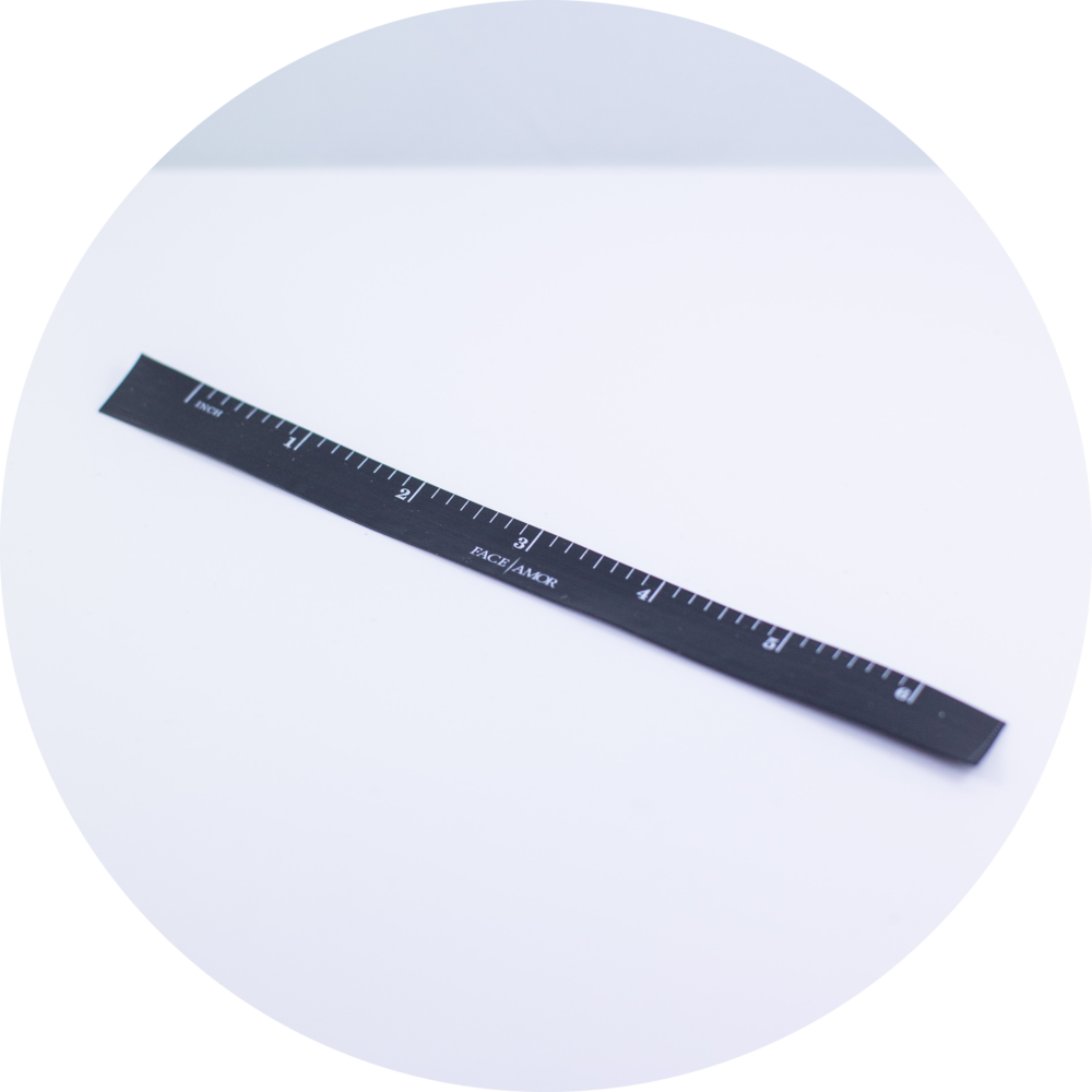 Disposable Black Measuring Tape - Eye Liner (1000x1000), Png Download