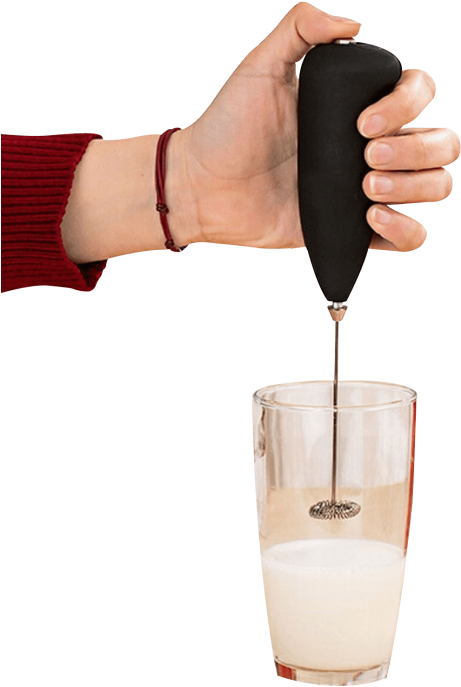 Download Hand Blender Mixer Png Images Background - Battery Operated Handheld Coffee Beater Mixer & (480x698), Png Download