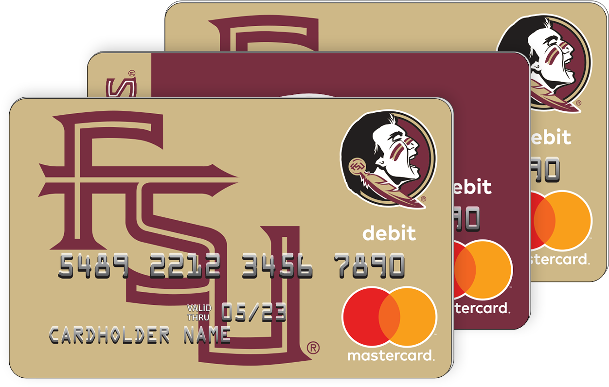 Florida State Seminoles Fancard Prepaid Mastercard - Graphic Design (1572x1171), Png Download