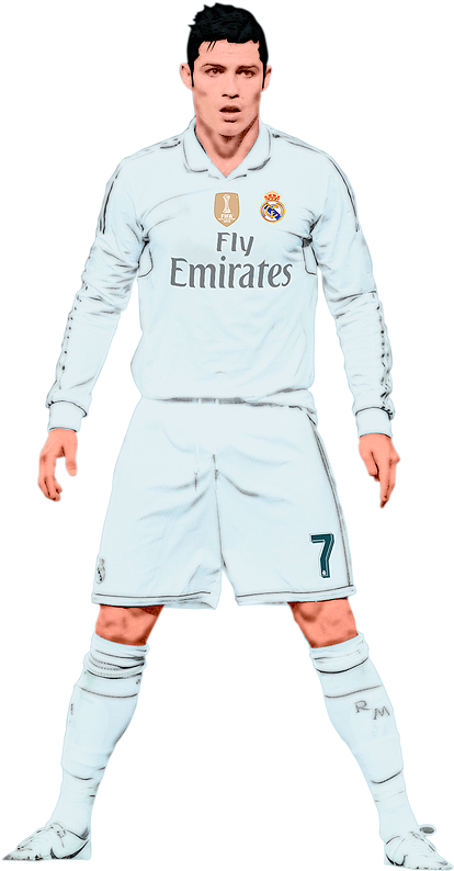 Cristiano Ronaldo - Costume (438x816), Png Download