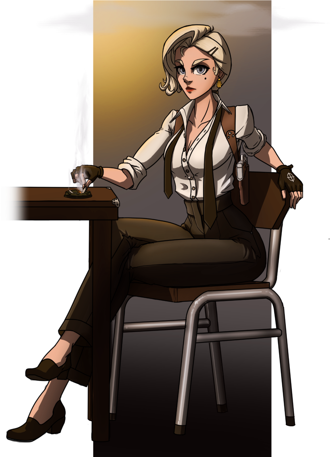 A Thing - Sitting (1280x1587), Png Download