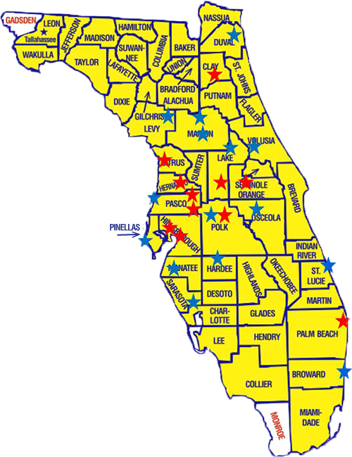 K Glass Locations & Service Areas In Florida - Atlas (500x649), Png Download