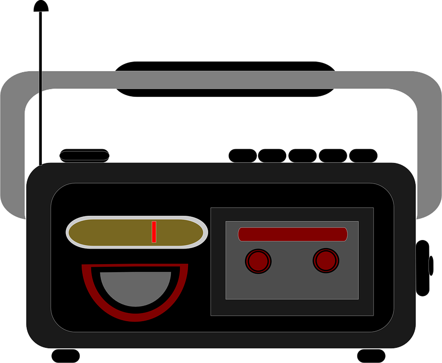 Cassette Tape Images - Radio Animasi Png (877x720), Png Download