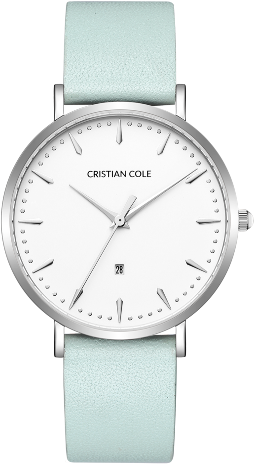 Posh - Mint - Cristian Cole - Analog Watch (1024x1024), Png Download