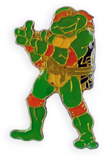 Vintage Ninja Turtle - Figurine (1013x1024), Png Download