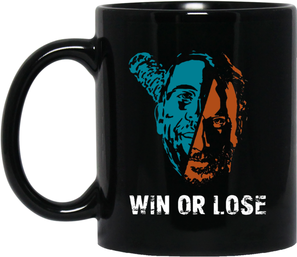 Fantastic The Walking Dead Negan Rick Grimes Mug Win (1024x1024), Png Download